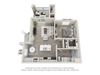 1x1 3D Floor Plan